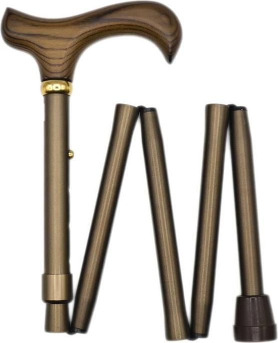 Image du produit Gastrock Canne pliante 7886cm 5f Alu bronze Derby
