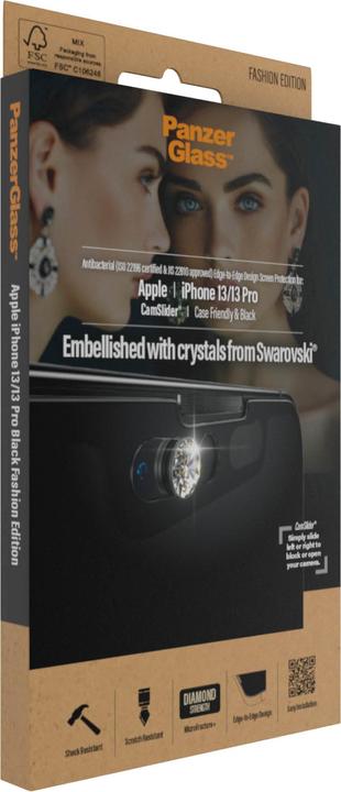 Immagine prodotto PanzerGlass Caso amichevole Cam Slider AB (1 Pezzo/i, Apple iPhone 13, Apple iPhone 13 Pro)