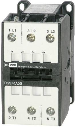 Actual product image Rs Pro Power contactor 230 V coil, 3 400 V / 74 A 37 kW