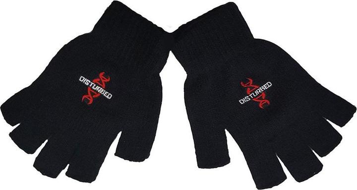 Actual product image Disturbed Unisex Adult Reddna Fingerless Gloves (One size)