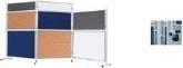 Immagine prodotto Franken Set di ruote per sistema a parete mobile ECO, plastica nera, bloccabile