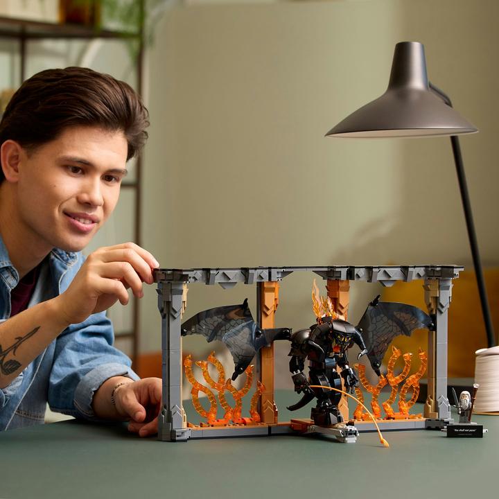 Actual product image LEGO The Lord of the Rings: Balrog™ bookend (10367, LEGO Icons)