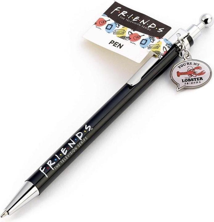 Image du produit Friends Stylo bille Hummer Plastique Alliage de zinc (Noir/Argent, 1 x)