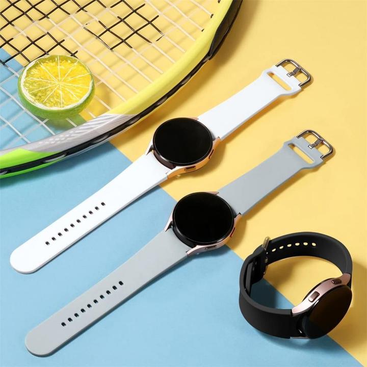 Image du produit Tech-Protect Smartwatch Samsung Galaxy Watch 4 bracelet, couleur blanche (TPU)