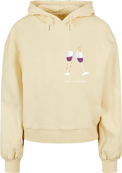 Actual product image Merchcode Ladies Let's celebrate Organic Oversized Hoody - 113247 (XXL)