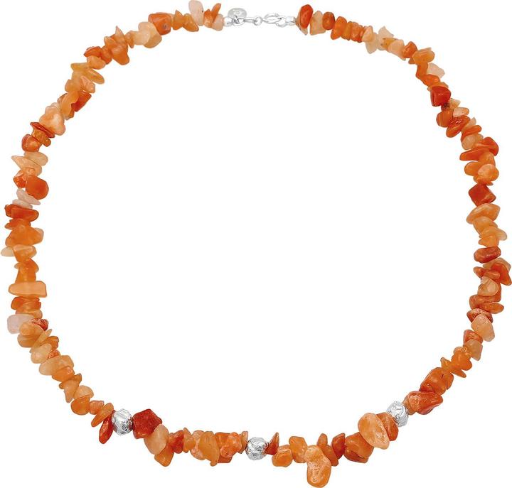 Produktbild Elli Edelsteinkette (Plastik, 925er Sterling Silber, Aventurin, 40 cm)