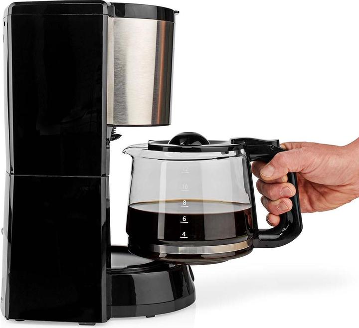 Actual product image Nedis Coffee maker | max. capacity: 1.5 l | number of cups at once: 12 | Keep warm | Black (EU plug)