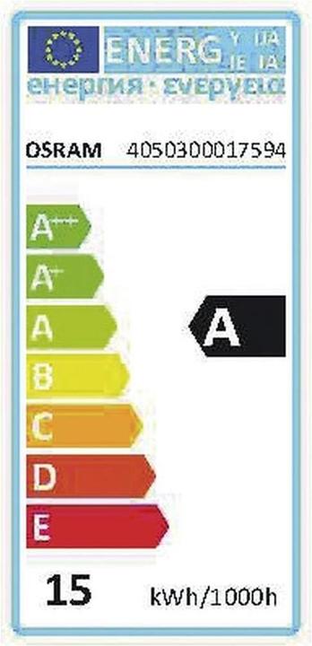 Energy Label Osram Dulux (G24q-1, 13 W, 870 lm, 1 x, A)