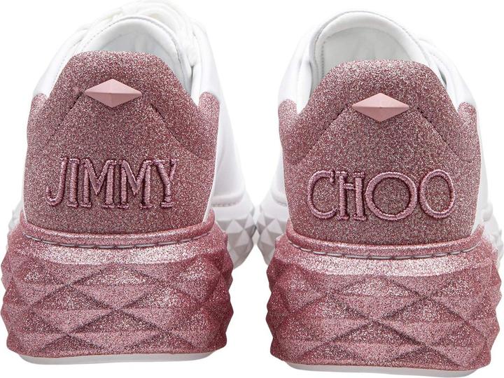 Produktbild Jimmy Choo white leather sneakers with glitter degrade (37)