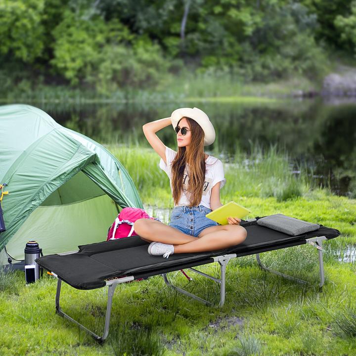 Produktbild Outsunny Campingbett mit rutschfesten Füssen