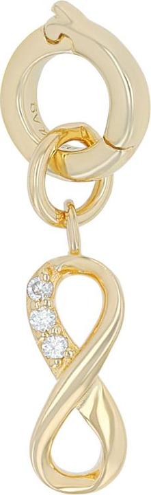 Produktbild Amor Charms für Damen, 925 Sterling Silber, Zirkonia synth. | Infinity (Silber 925)