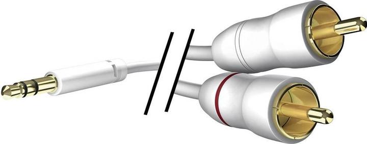 Actual product image Inakustik STAR stereo jack - 2x RCA (0.75 m, 3.5mm jack (AUX), Cinch)