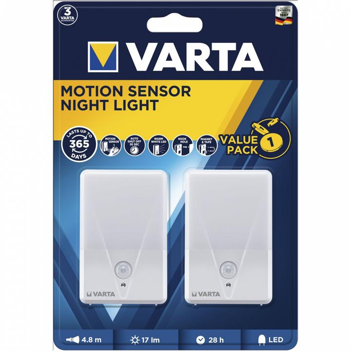 Immagine prodotto Varta Motion Sensor Night Light Twin Pack senza batteria 16624101402