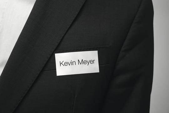 Actual product image Durable Name badges, self-adhesive