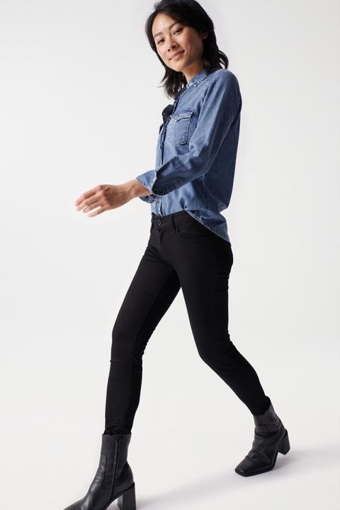 Actual product image Salsa Jeans Wonder Skinny Push Up Black (W28/L30)