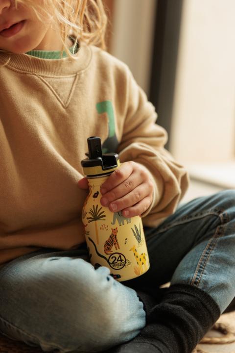 Image du produit 24 Bottles Thermosflasche Clima 330 ml, Gelb/Mehrfarbig, Jungle Friends (0.33 l)