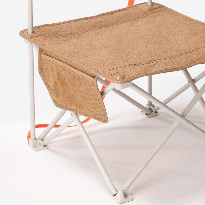 Actual product image Quechua Campingstuhl niedrig 100 kompakt braun
