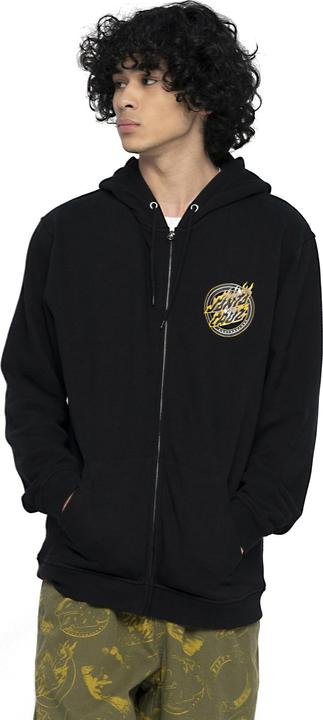 Santa Cruz Holo Flamed Dot Zip Hood