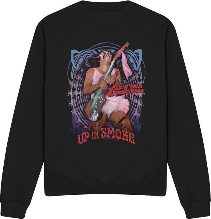 Actual product image Cheech & Chong Unisex Adult Up In Smoke Pantyhose Sweatshirt (XL)