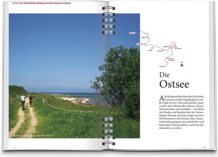Image du produit RadReiseFührer Ostseeküstenradweg von Flensburg bis Lübeck (Allemand, Boussole, 2022)