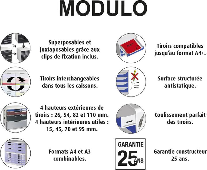 Immagine prodotto Exacompta Cassettiere modulari (A4+)