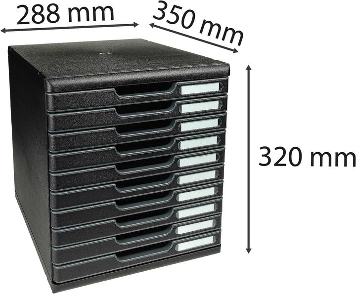 Image du produit Exacompta Boîtes à tiroirs modulables (A4+)