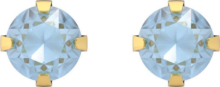 Actual product image Studex Sensitive stud earrings Tiffany aquamarine 5 mm (Stainless steel)