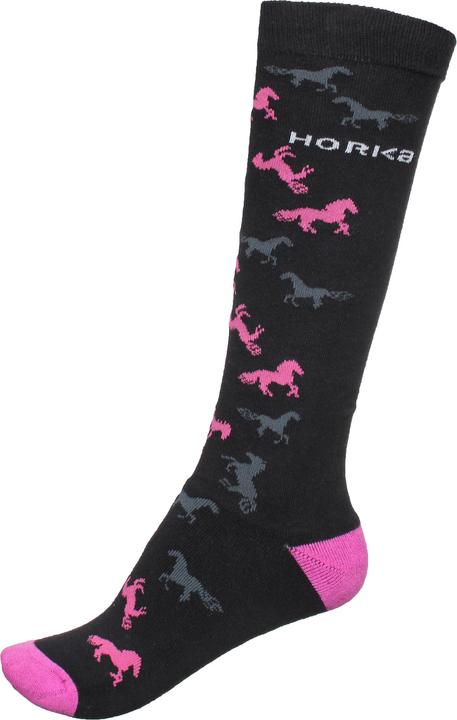 horses black, Rosa