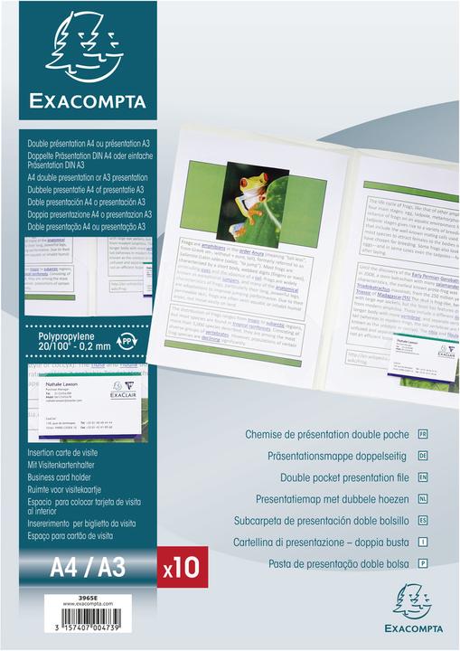Actual product image Exacompta Presentation folders (A3, 1 x)