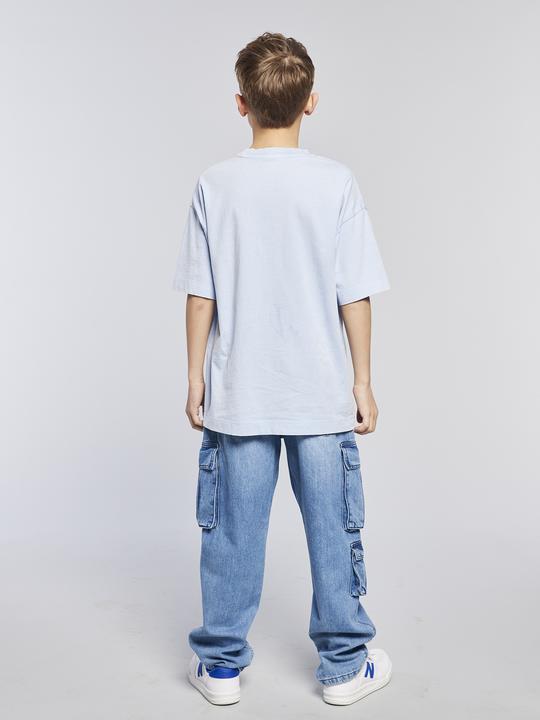 Actual product image Jonen 2-pack children's T-shirts oversized shape (158)