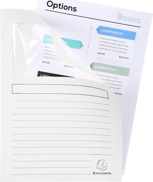 Actual product image Exacompta Collection folders - File covers (A4, 100 x)