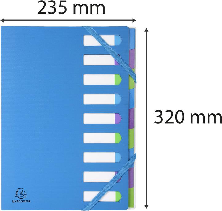 Immagine prodotto Exacompta Cartelle con dorso plissettato (A4, 50 x)