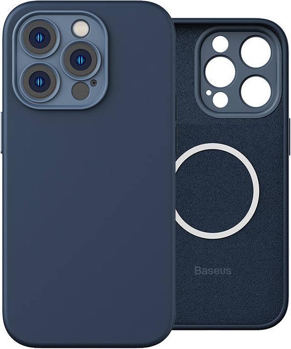 Actual product image Baseus Liquid Silica Gel Magnetic Case iP14 (Apple iPhone 14 Pro Max)