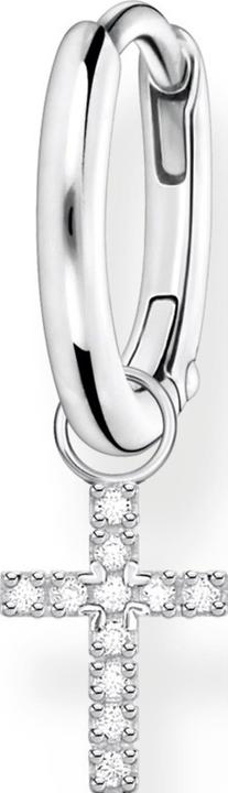 Produktbild Thomas Sabo Einzel Creole mit Kreuz Anhänger Silber (925er Silber)