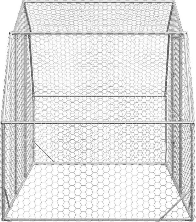 Image du produit VidaXL Poulailler 2,5x2x2,25 m Acier galvanisé Enclos extérieur Poulailler pour animaux