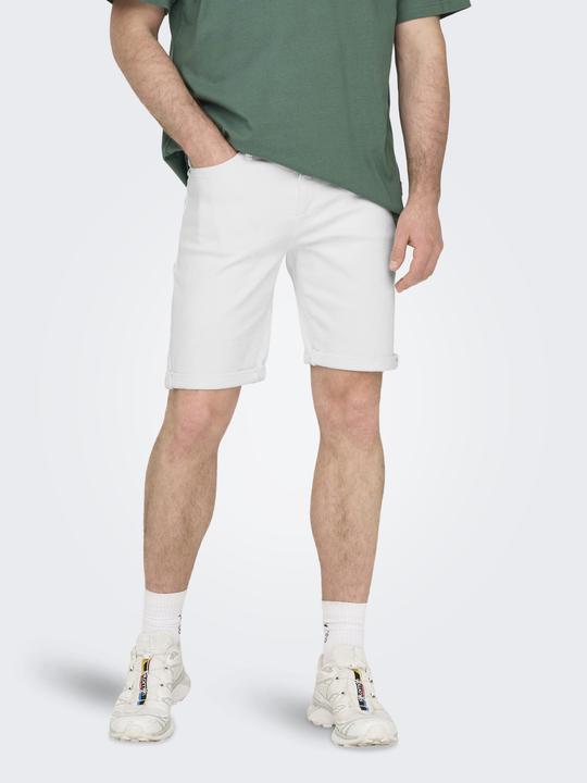 Produktbild Only & Sons Onsply White 9297 Azg Dnm Shorts Noos (XXL)