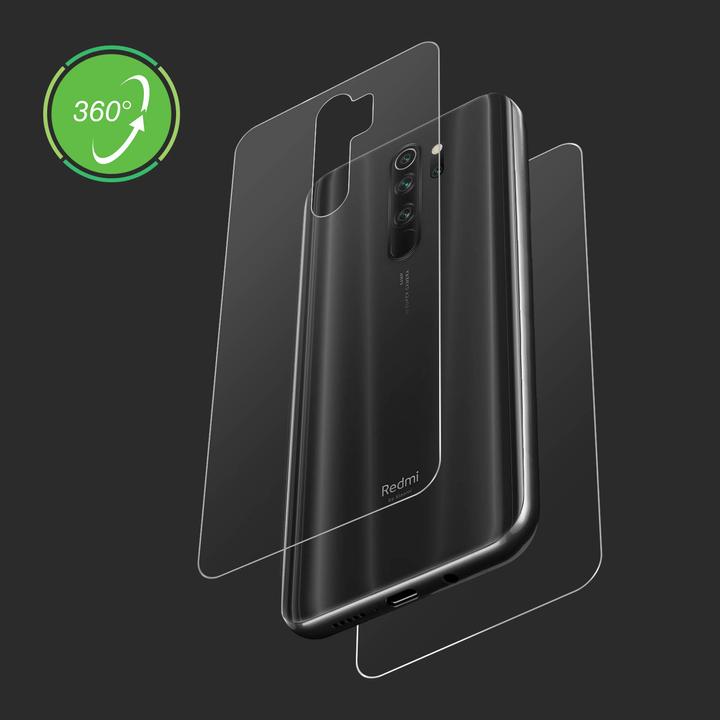 Immagine prodotto Avizar Pellicola protettiva a 360°, anteriore e posteriore (1 Pezzo/i, Xiaomi Redmi Note 8 Pro)