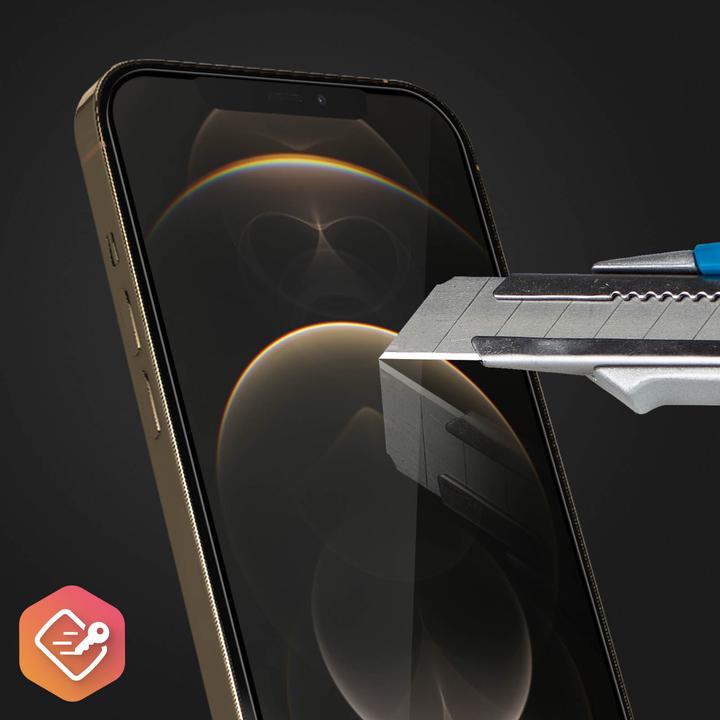Produktbild prio Premium Bildschirmschutz aus gehärtetem Glas (1 Stück, Apple iPhone 12 Pro Max)