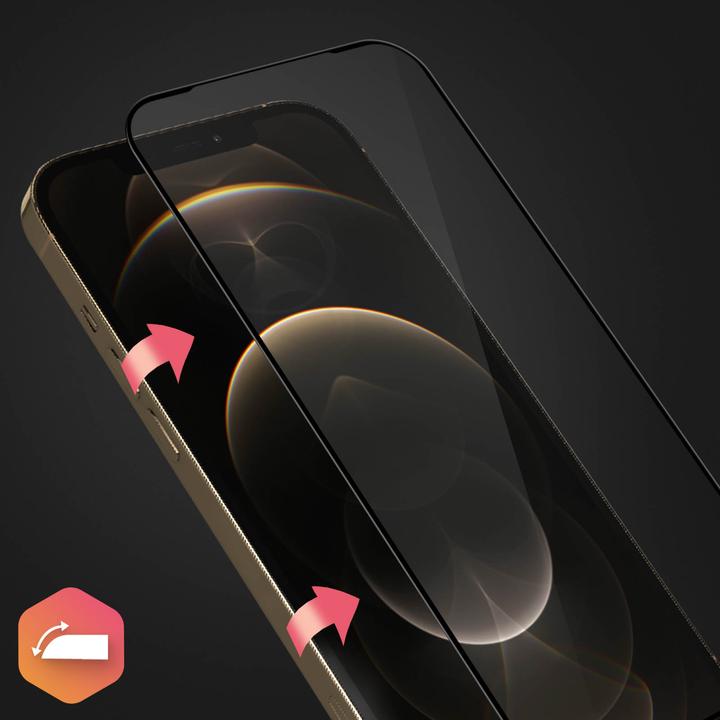 Produktbild prio Premium Bildschirmschutz aus gehärtetem Glas (1 Stück, Apple iPhone 12 Pro Max)