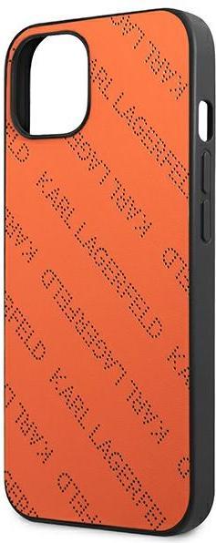 Produktbild Karl Lagerfeld Perforated Allover - Etui iPhone 13 (pomarańczowy) (Apple iPhone 14, Apple iPhone 13)