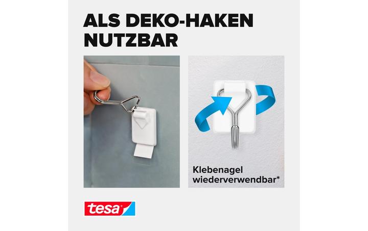 Actual product image tesa Powerstrips adhesive hooks Small