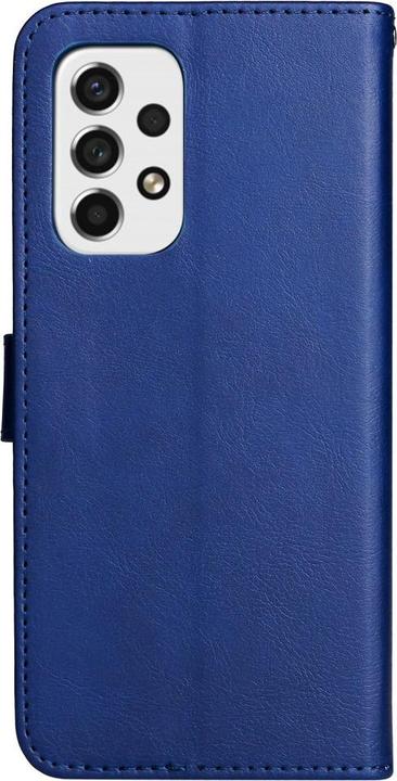 Image du produit Cover-Discount Galaxy A53 5G - Étui en cuir bleu foncé (Samsung Galaxy A53 5G)