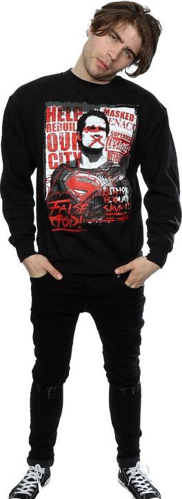 Actual product image Mens Batman v Superman False God Sweatshirt (M)