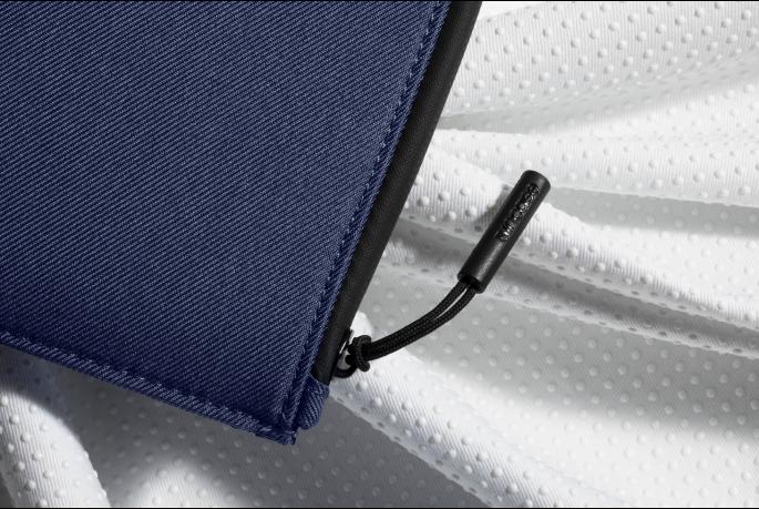 Produktbild Incase Facet Sleeve for MacBook Pro 14" 2021 in Recycled Twill - Navy (14", Apple)