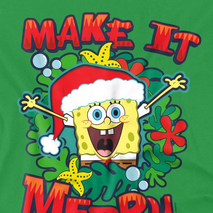 Image du produit Spongebob Squarepants - T-shirt MAKE IT MERRY - Homme (XXL)