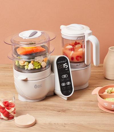Image du produit Babymoov Nutribaby(+) Mineral beige Robot Multifonctions bébé 6 en 1