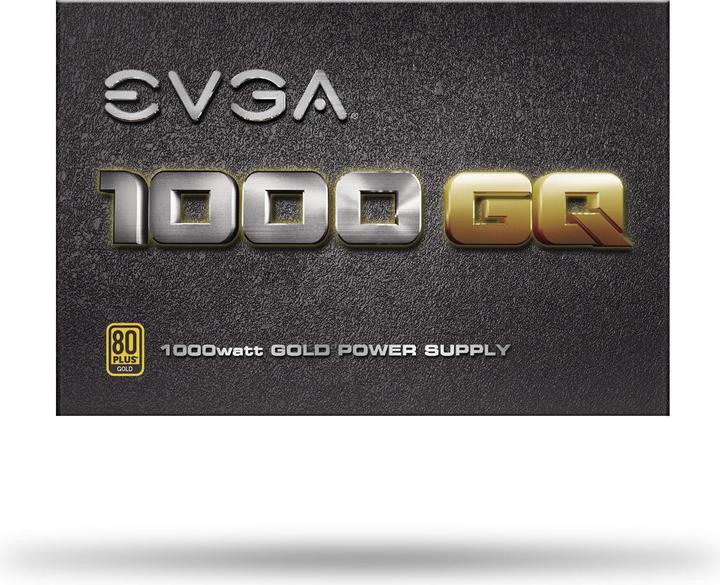 Actual product image EVGA Power supply 1000 GQ 1000 W, 80 PLUS Gold, fully modular (1000 W)