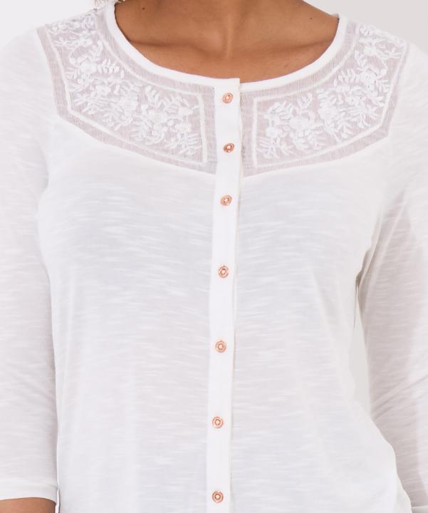 Immagine prodotto Joe Browns Lace Panel Button Down Jersey Top (8)