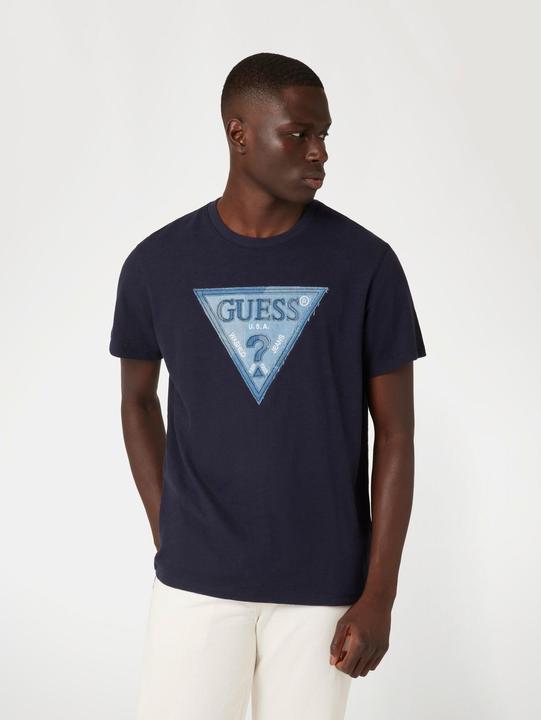 Guess t-hirt gue triangle patch (S)