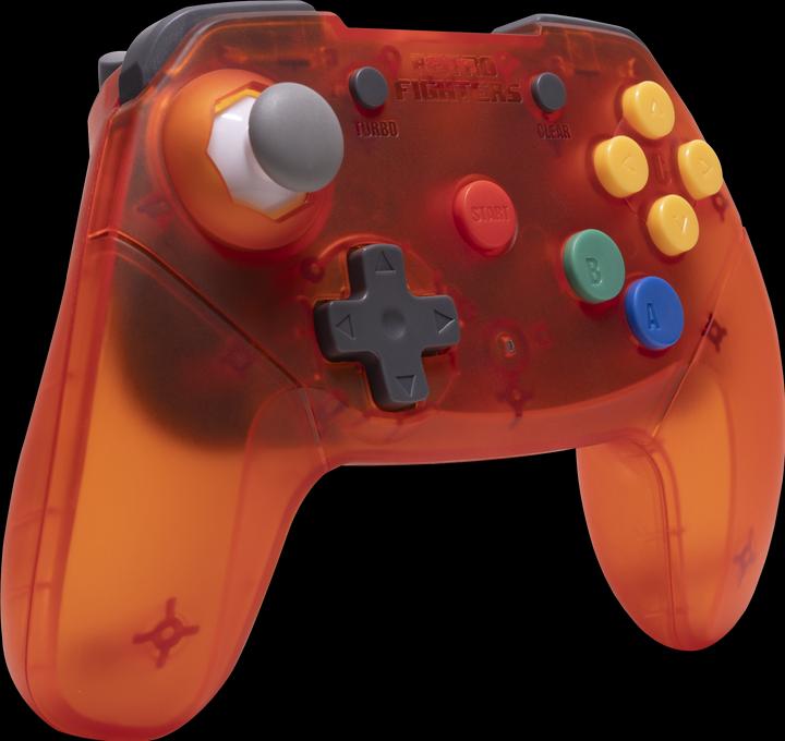 Image du produit Retro Fighters Brawler64 2.4G Orange - Manette - Nintendo 64 (DSi XL)